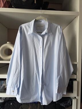 Forte_Forte Light Blue Cotton Button-Down Shirt